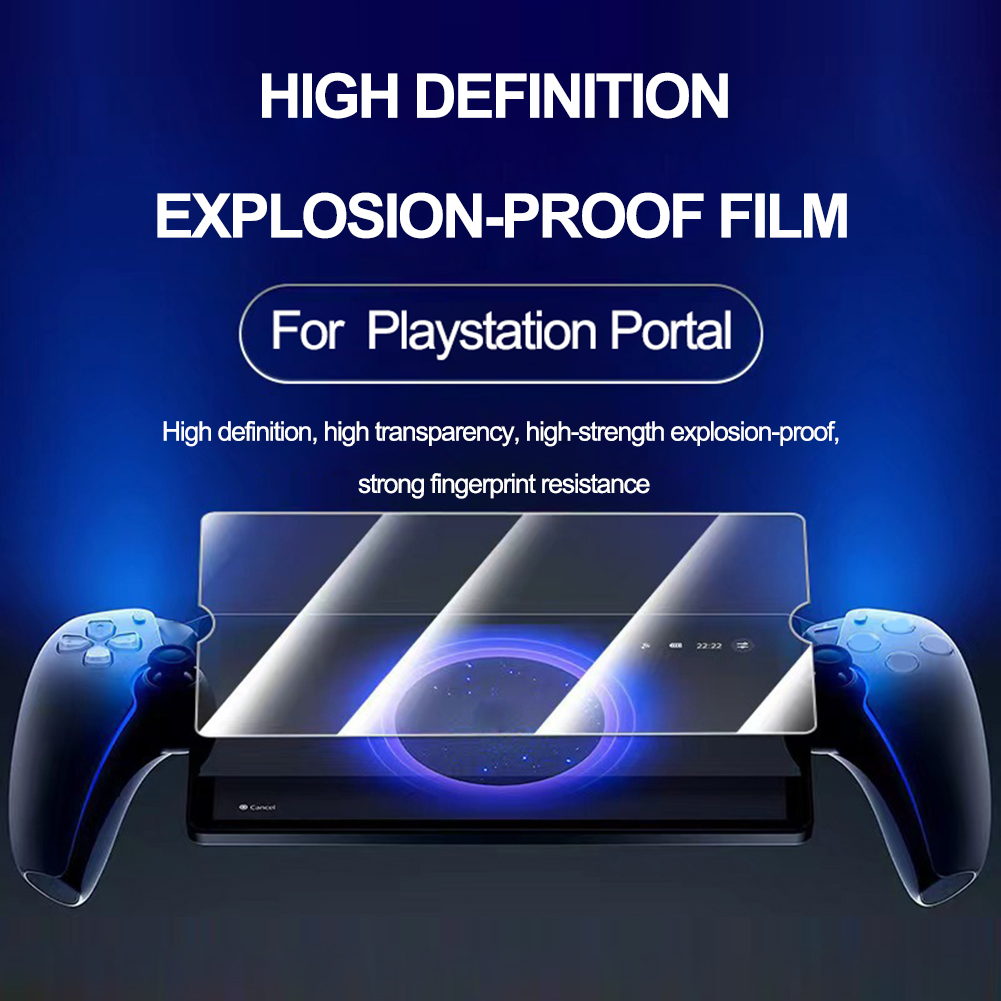 Anti Blue Light Film - HDクリアスクリーンプロテクター、アンチブルーライトガード、強化ガラス、プレイステーションポータル、リモートプレーヤー、8インチ、2023、2パック