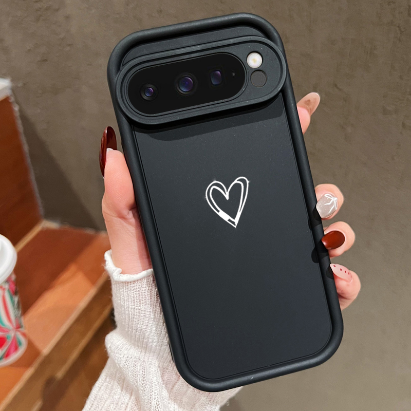 Google Pixel 9 - シンプルな愛のパターンソフトケース Google Pixel 10 9 8