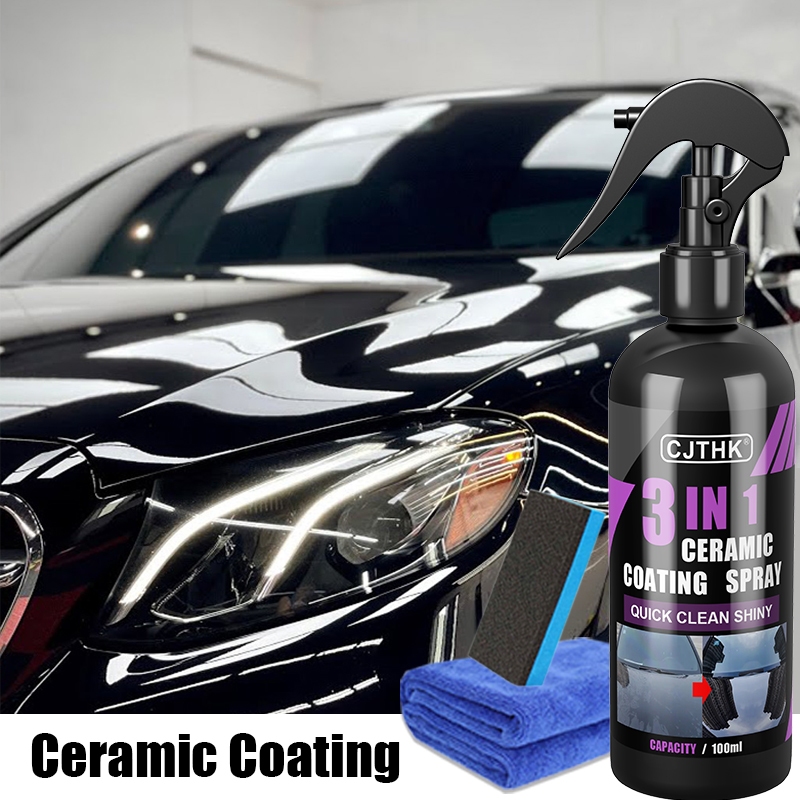 Nano Liquid Coating - 3 in 1 車用セラミックナノコーティング液、ナノクリスタル撥水層、研磨剤、車用ポリッシュ、ナノコーティング