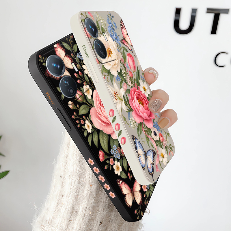 花柄と蝶のデザインのVivo Y400、Y200、Y100、 - Vivo Y28 のレビューと価格