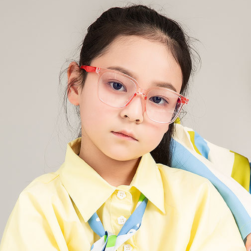 ブルーライトカット子供用メガネ スクエア型 男の子 女の子用 - Anti Blue Light Film のレビューと価格