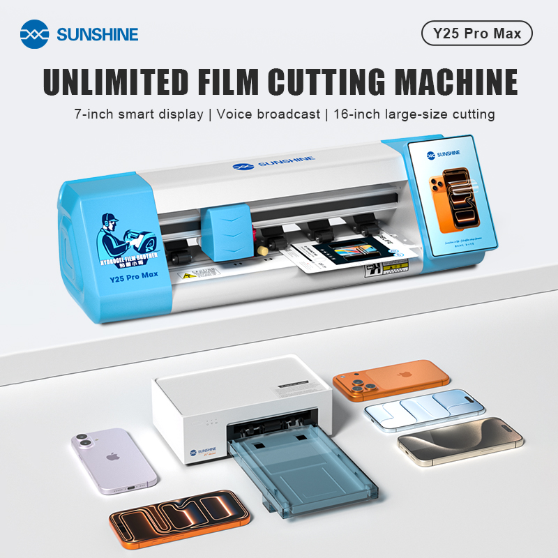 SUNSHINE Y25 Pro Max 16インチ大型無制 - Screen Protector Cutter のレビューと価格