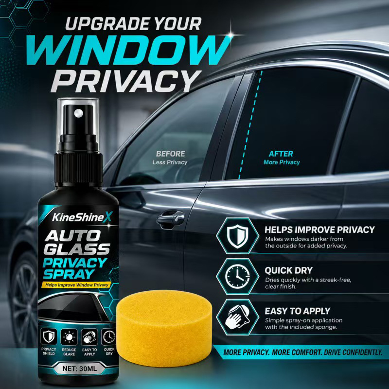 車の窓用プライバシースプレー、覗き見防止自動車ガラスティント - Nano Liquid Coating のレビューと価格
